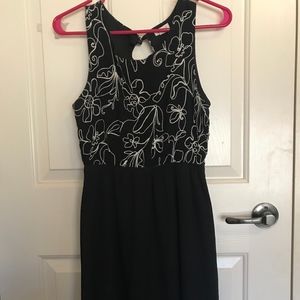 Black Chiffon Dress